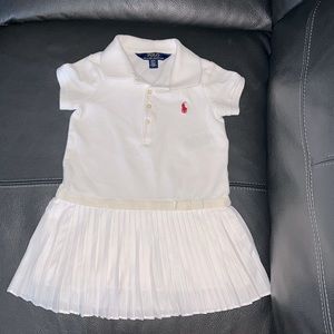 Polo Ralph Lauren White Cotton Dress